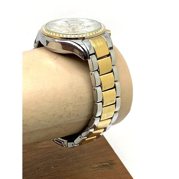 Timex Women's Watch TW2V57700 Quartz Chronograph Silver Dial Two Tone St… - Picture 12 of 14